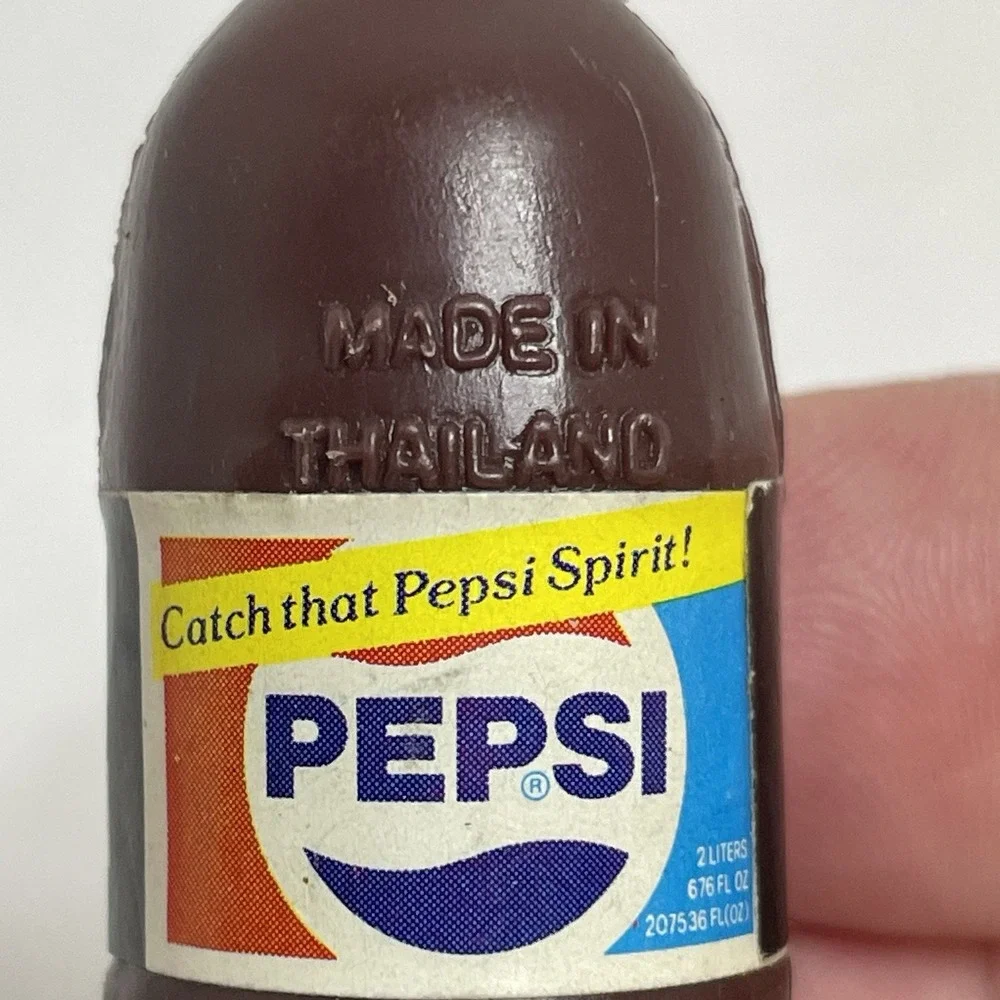 Vintage Barbie Pepsi 2 Liter Plastic Bottle Toy Miniatures